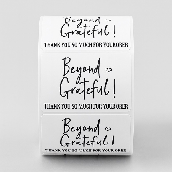 Thank You Stickers for Poshmark 2" | shipping supplies 100 pcs - Picture 1 of 2